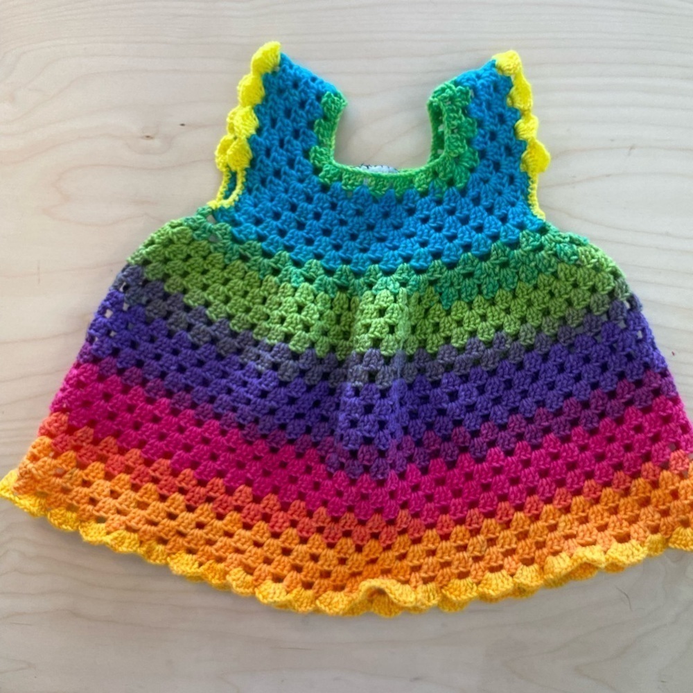 Crochet Dress size 6-12 months (FK)